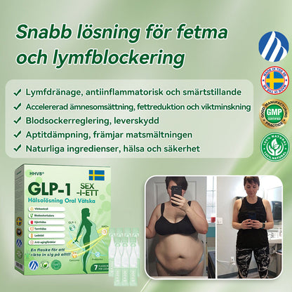 Officiell butik | 𝐇𝐇𝐕𝐁®👨‍⚕️𝐆𝐋𝐏-𝟏 𝐒𝐈𝐗-𝐈𝐍-𝐎𝐍𝐄 𝐇ä𝐥𝐬𝐨𝐥ö𝐬𝐧𝐢𝐧𝐠 𝐎𝐫𝐚𝐥 𝐕ä𝐭𝐬𝐤𝐚 (En dos varje dag – synliga resultat på bara 7 dagar) ✅ För fetma, hjärt-kärlhälsa, diabetes, sömnapné, ledproblem och mer 🎁