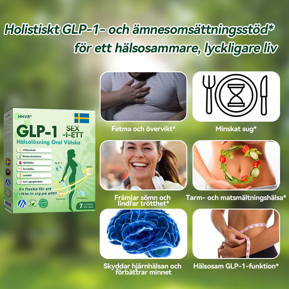 Officiell butik | 𝐇𝐇𝐕𝐁®👨‍⚕️𝐆𝐋𝐏-𝟏 𝐒𝐈𝐗-𝐈𝐍-𝐎𝐍𝐄 𝐇ä𝐥𝐬𝐨𝐥ö𝐬𝐧𝐢𝐧𝐠 𝐎𝐫𝐚𝐥 𝐕ä𝐭𝐬𝐤𝐚 (En dos varje dag – synliga resultat på bara 7 dagar) ✅ För fetma, hjärt-kärlhälsa, diabetes, sömnapné, ledproblem och mer 🎁