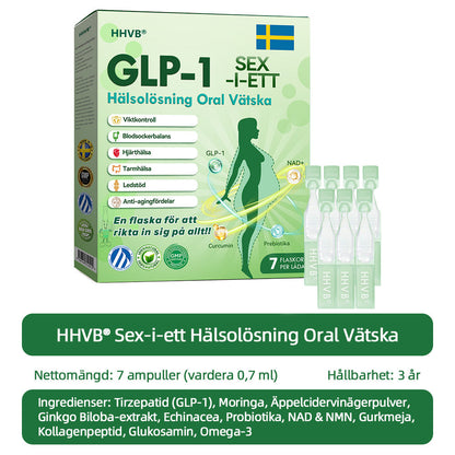 Officiell butik | 𝐇𝐇𝐕𝐁®👨‍⚕️𝐆𝐋𝐏-𝟏 𝐒𝐈𝐗-𝐈𝐍-𝐎𝐍𝐄 𝐇ä𝐥𝐬𝐨𝐥ö𝐬𝐧𝐢𝐧𝐠 𝐎𝐫𝐚𝐥 𝐕ä𝐭𝐬𝐤𝐚 (En dos varje dag – synliga resultat på bara 7 dagar) ✅ För fetma, hjärt-kärlhälsa, diabetes, sömnapné, ledproblem och mer 🎁