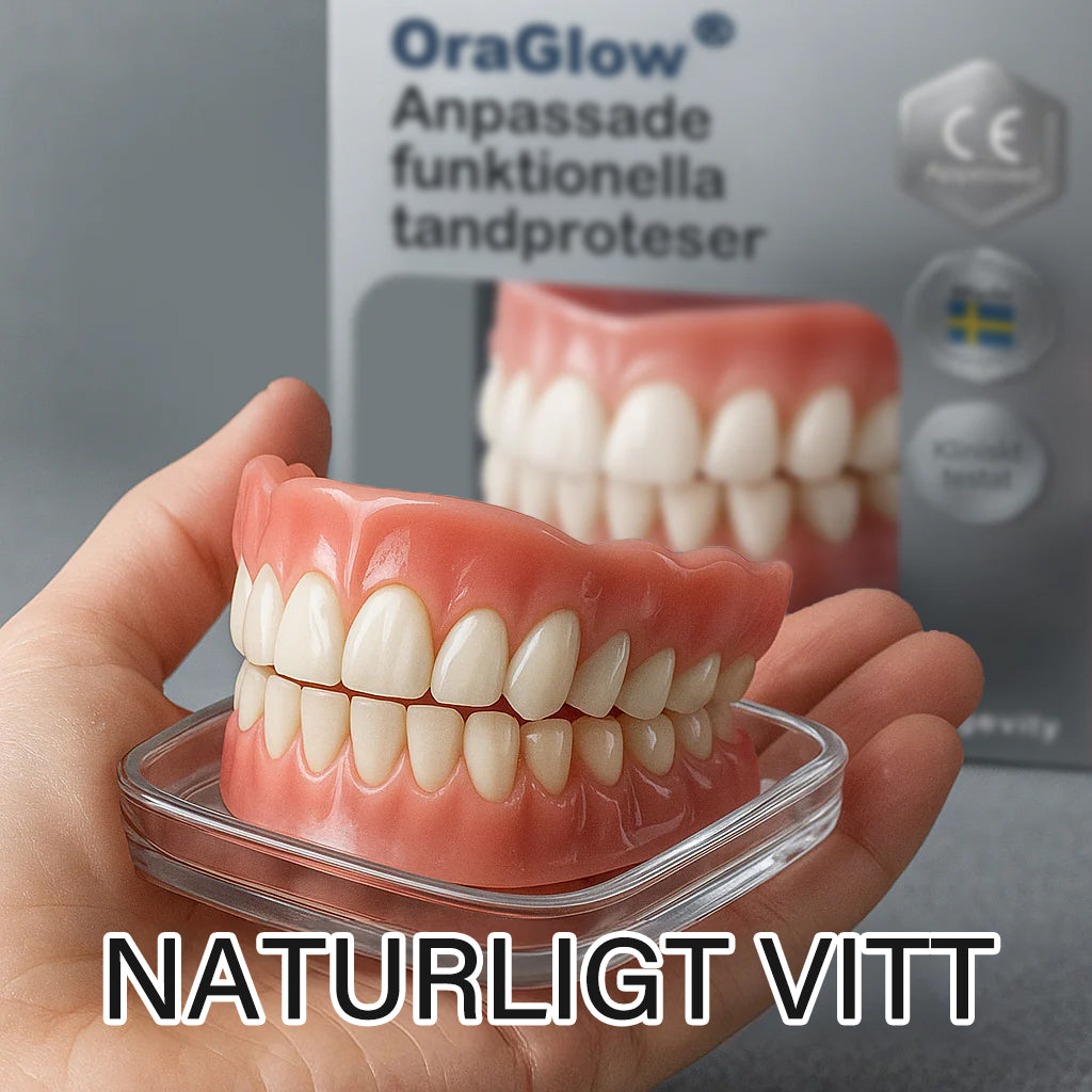 🌈 OraGlow ®  Anpassade Funktionsproteser – Kliniskt testade komfortproteser | Tillverkade i Sverige | CE-märkta 🦷