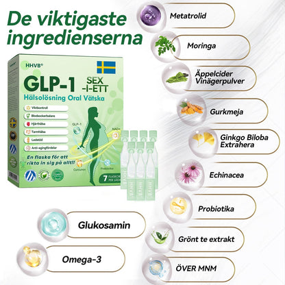 Officiell butik | 𝐇𝐇𝐕𝐁®👨‍⚕️𝐆𝐋𝐏-𝟏 𝐒𝐈𝐗-𝐈𝐍-𝐎𝐍𝐄 𝐇ä𝐥𝐬𝐨𝐥ö𝐬𝐧𝐢𝐧𝐠 𝐎𝐫𝐚𝐥 𝐕ä𝐭𝐬𝐤𝐚 (En dos varje dag – synliga resultat på bara 7 dagar) ✅ För fetma, hjärt-kärlhälsa, diabetes, sömnapné, ledproblem och mer 🎁
